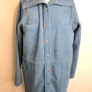 Pacers Jacket M blue snaps & pockets EC